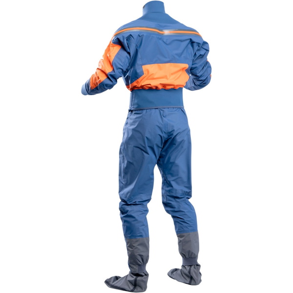 2026 Palm Mens Fuse Action Kayak Drysuit 13811 - Navy / Mandarin